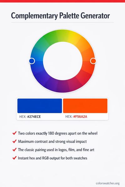 Complementary Color Palette Generator